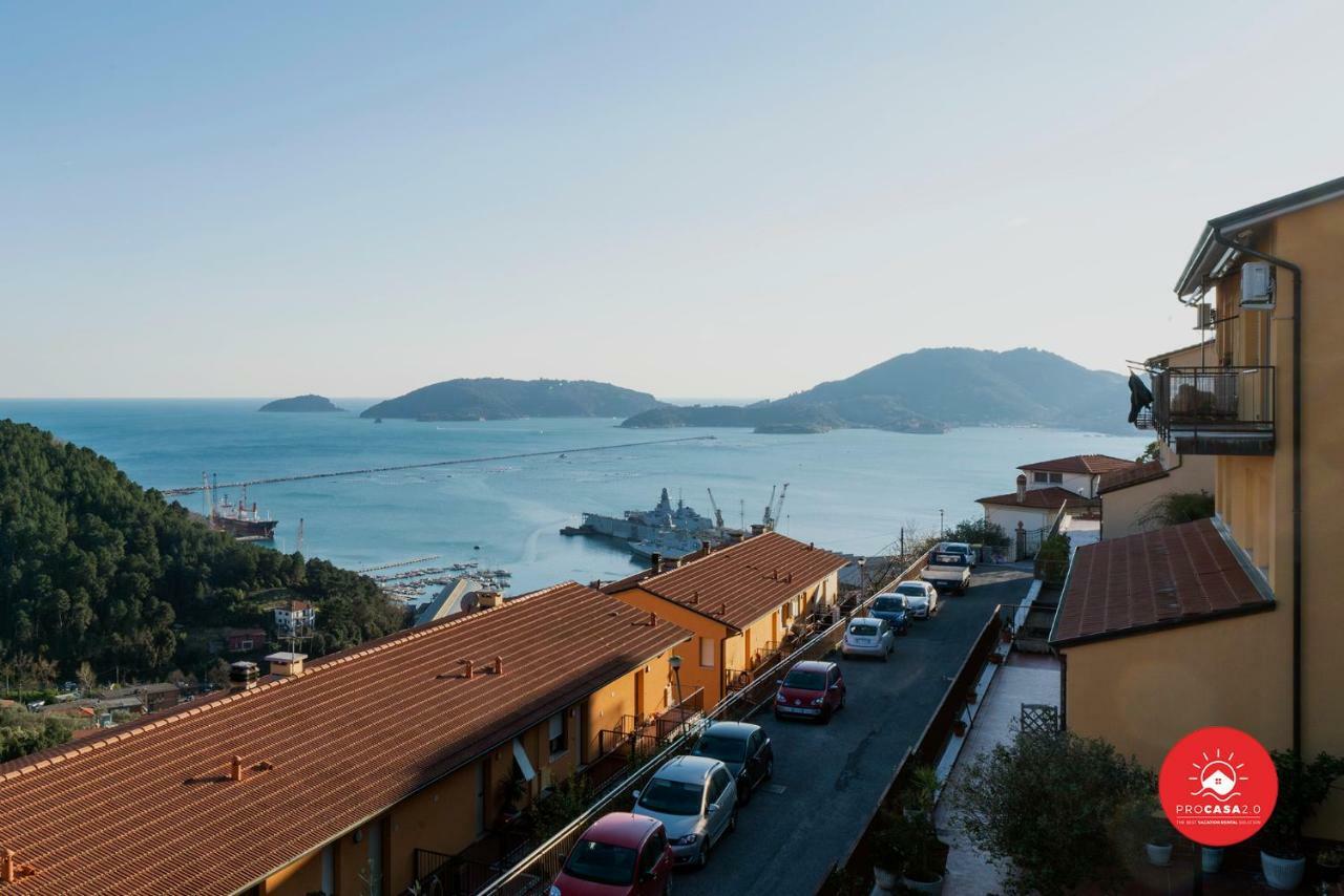 Ferienwohnung La Terrazza Sul Golfo La Spezia Exterior foto