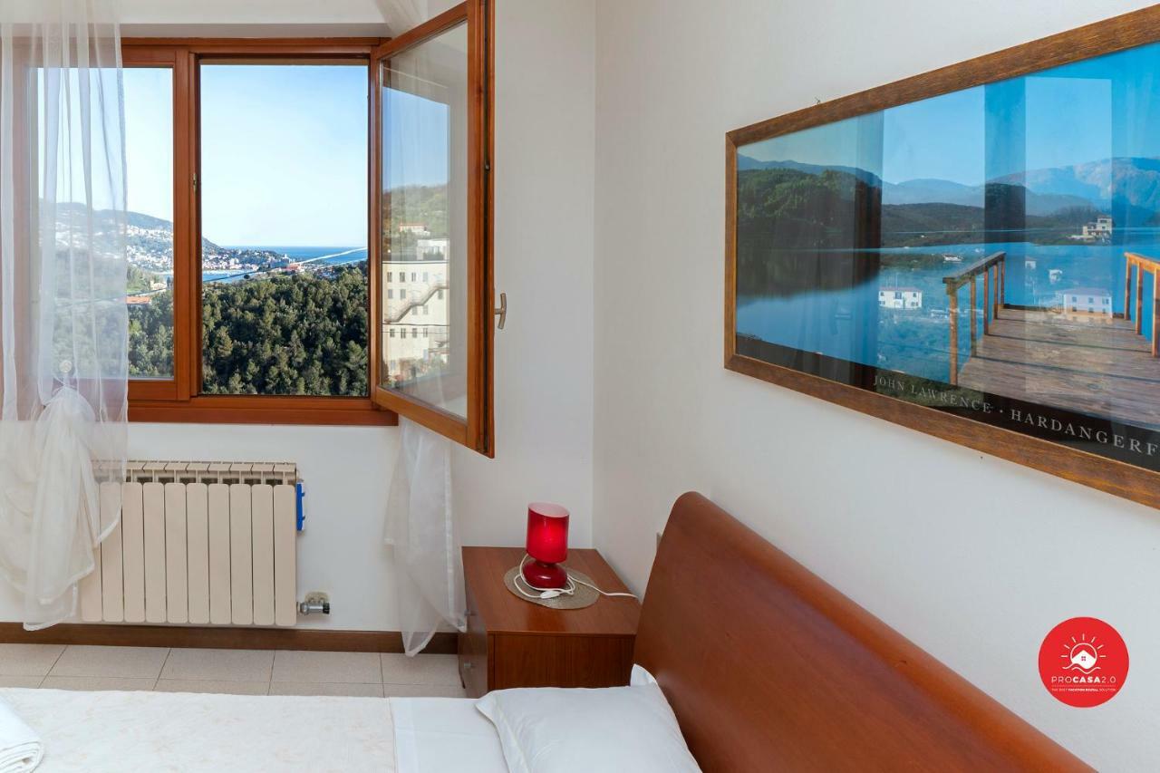 Ferienwohnung La Terrazza Sul Golfo La Spezia Exterior foto
