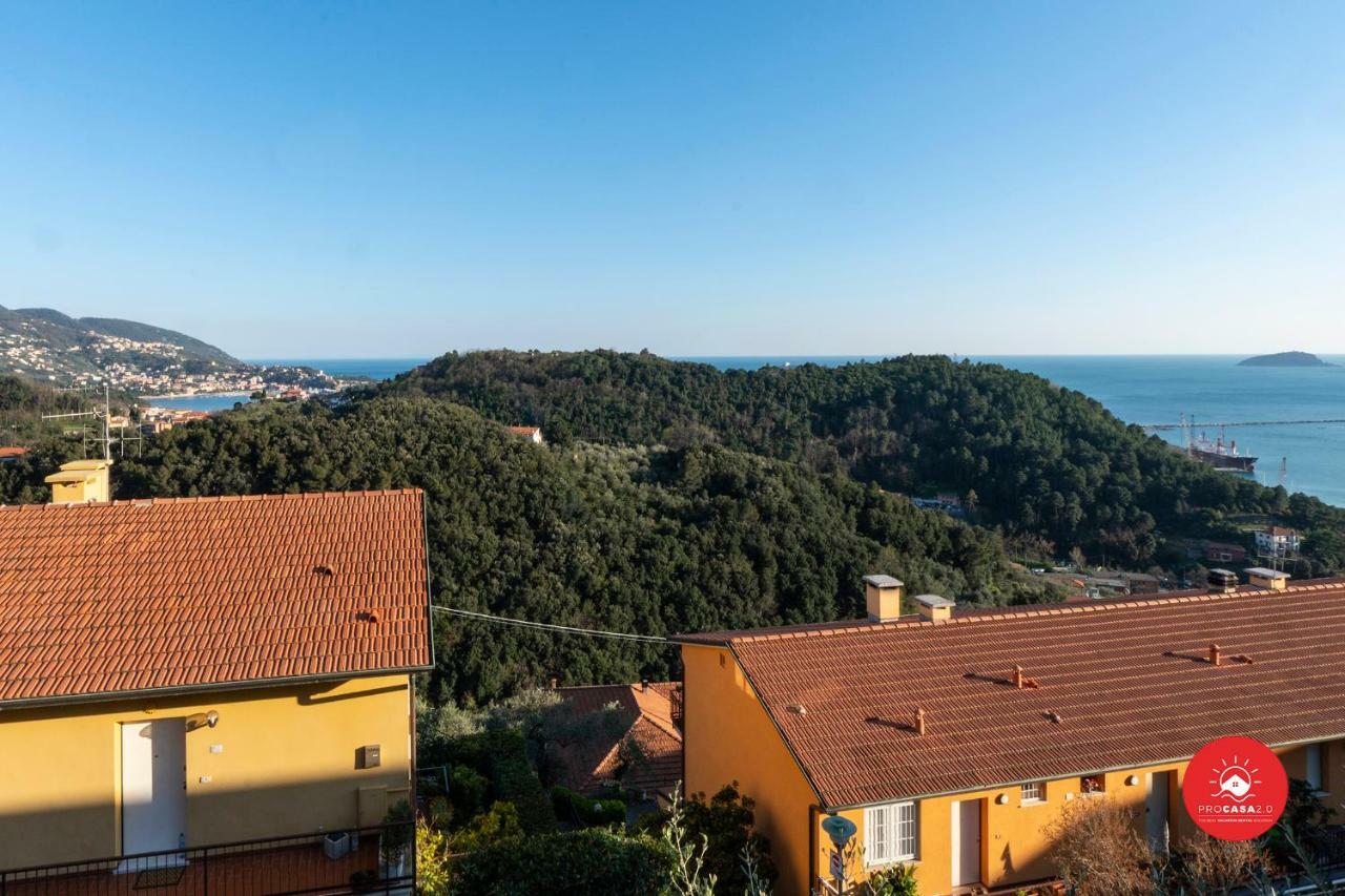 Ferienwohnung La Terrazza Sul Golfo La Spezia Exterior foto